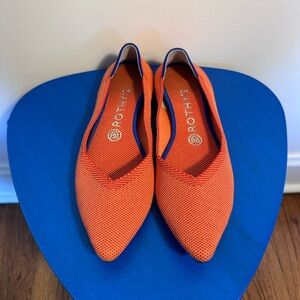Rothy’s The Point Flat Women’s 8 Persimmon